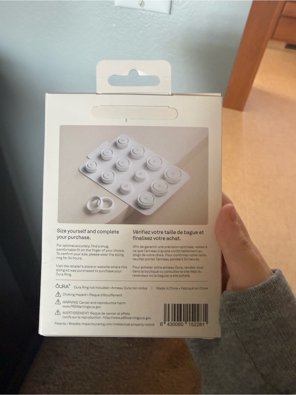 Oura ring sizing kit - Picture 3 of 3